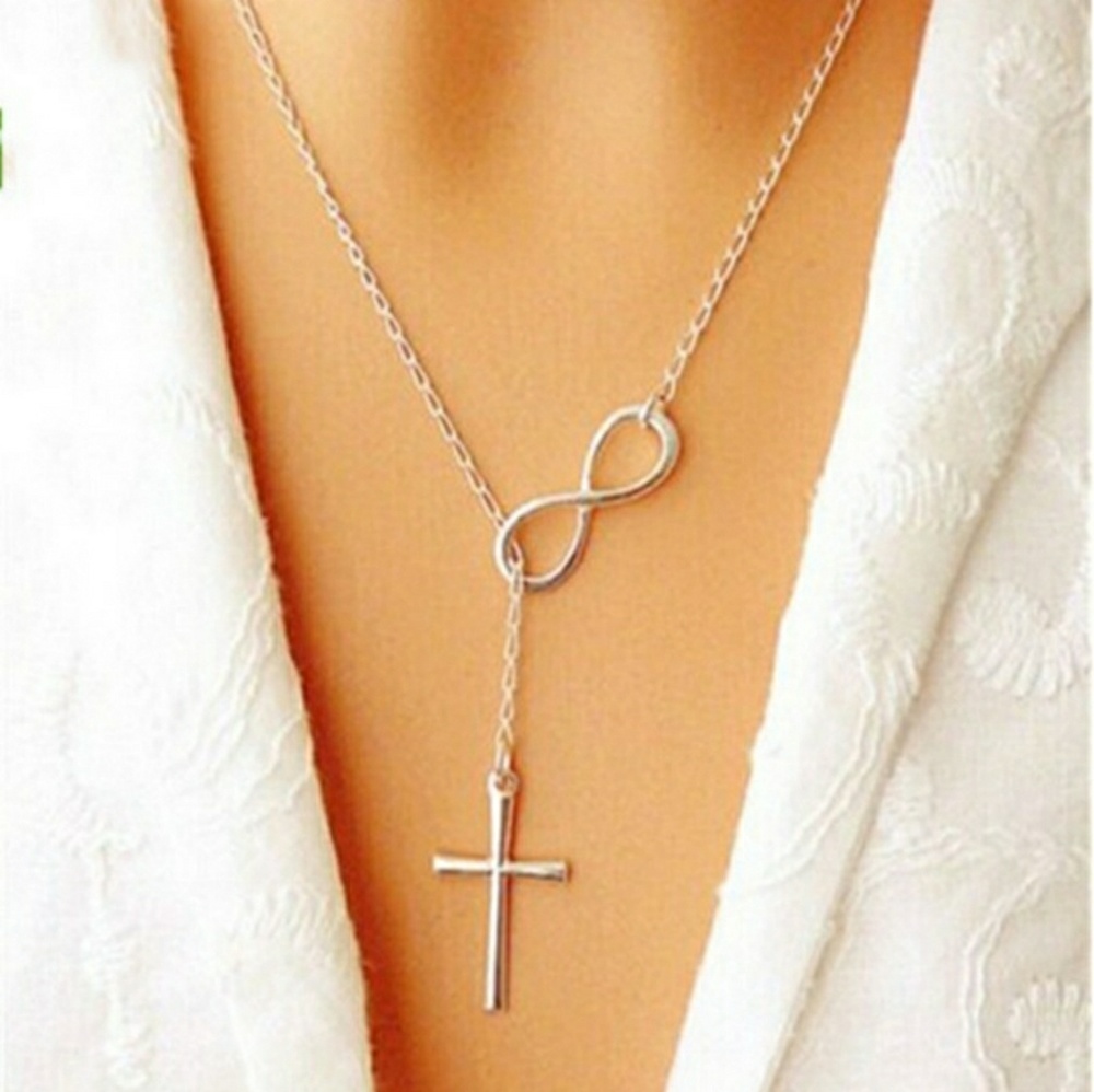 Cross/Infinity necklace